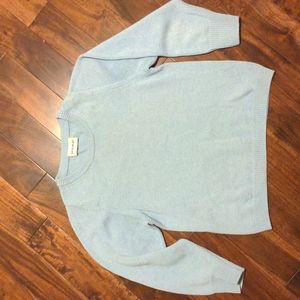 Cotton baby blue sweater